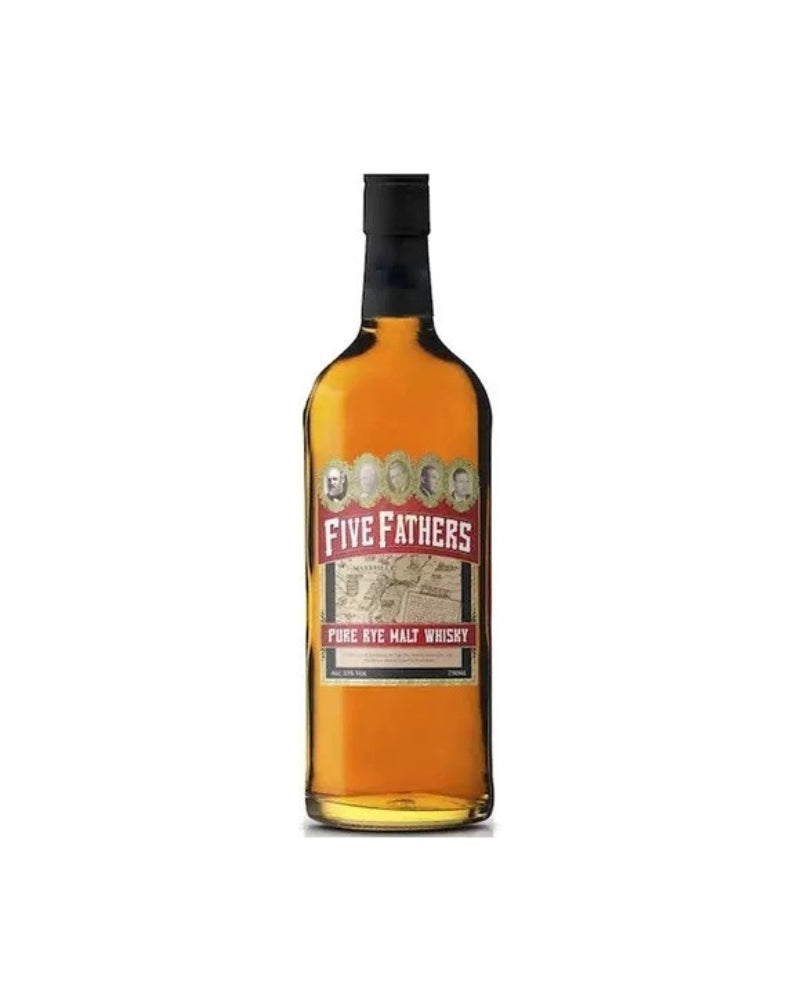 Five Fathers Pure Malt Rye Whiskey 375mL