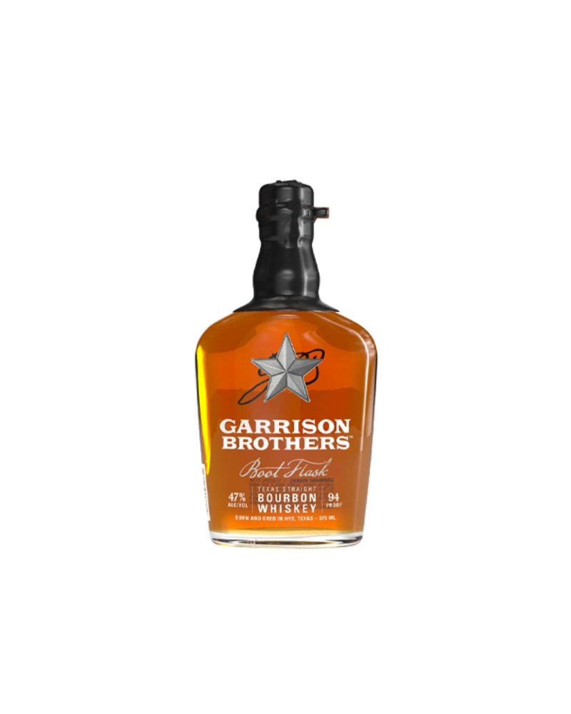 Garrison Brothers Texas Straight Bourbon Whiskey Boot Flask 375mL