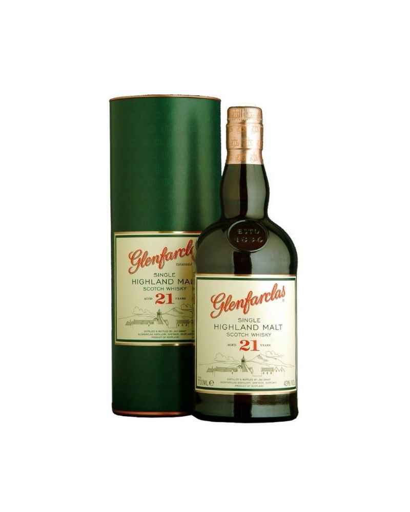 Glenfarclas Highland Single Malt Scotch Whisky 21 Years 750ml