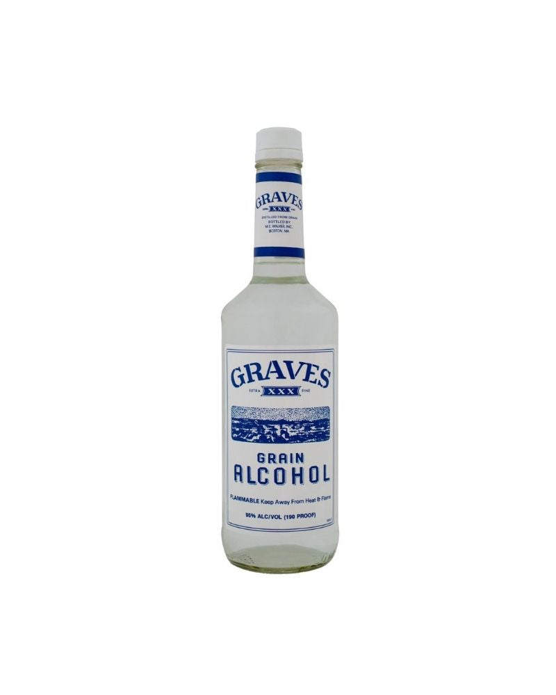 Graves Extra Fine Grain Alcohol 190 Proof 750mL