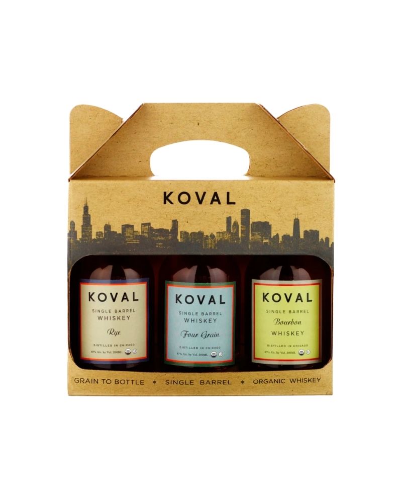 Koval Whiskey Gift Pack Combo (3x 200mL)