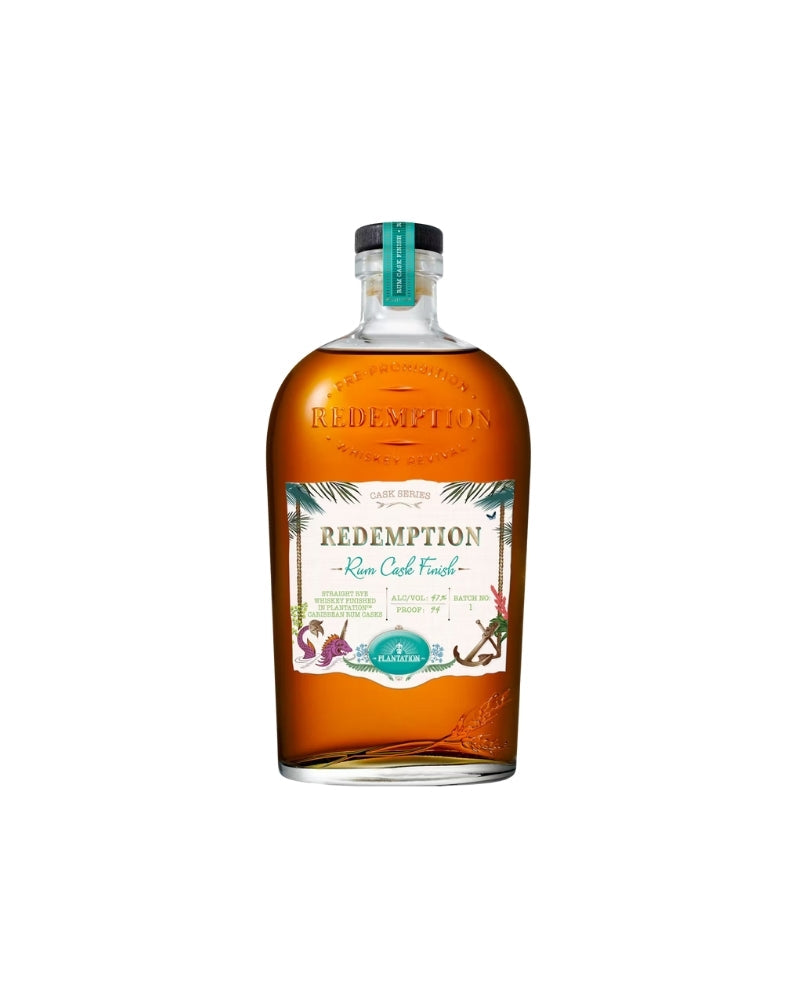 Redemption Rum Cask Finish Straight Rye Whiskey