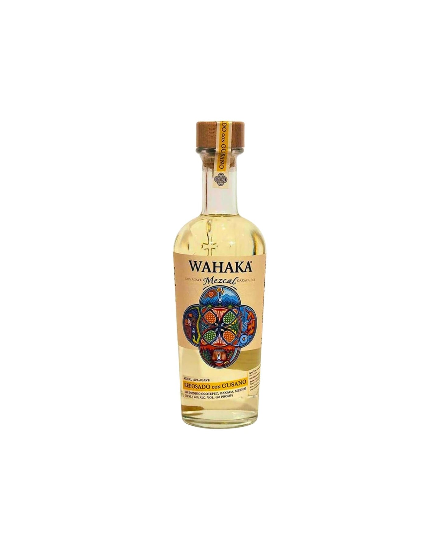 Wahaka Mezcal Reposado con Gusano