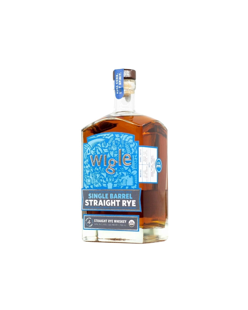 Wigle Organic Straight Single Barrel Rye Whiskey