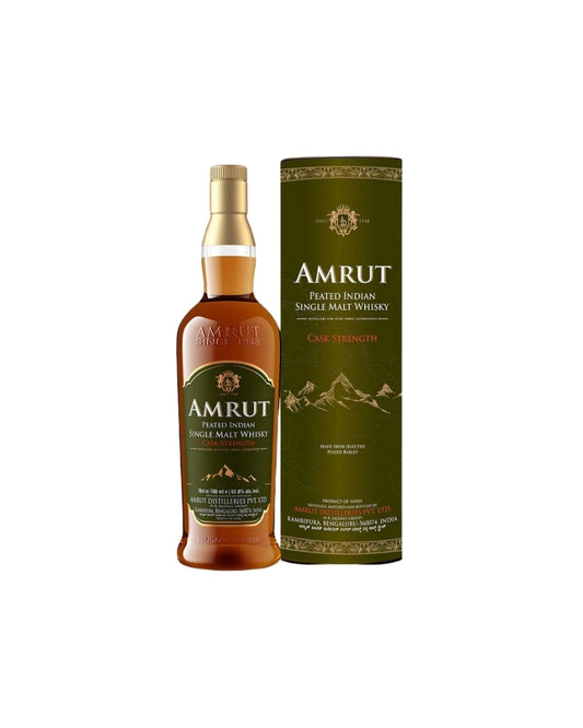 Amrut Peated Cask Strength Indian Single Malt Whisky 750mL