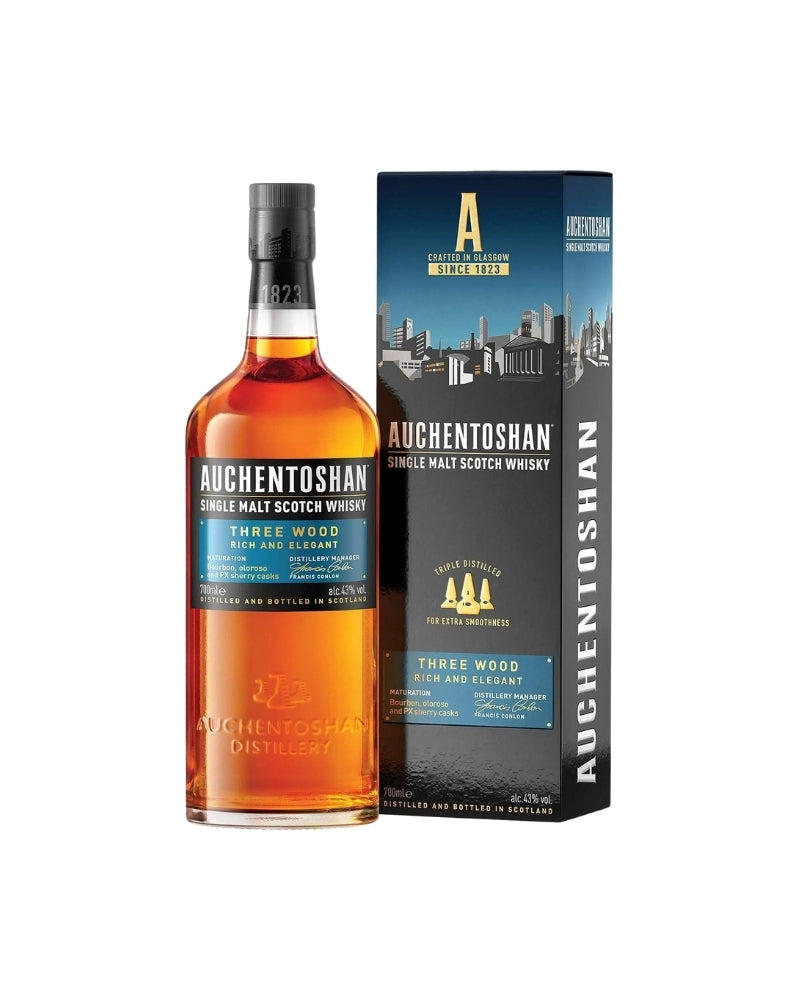 Auchentoshan Three Wood Single Malt Scotch 750ml