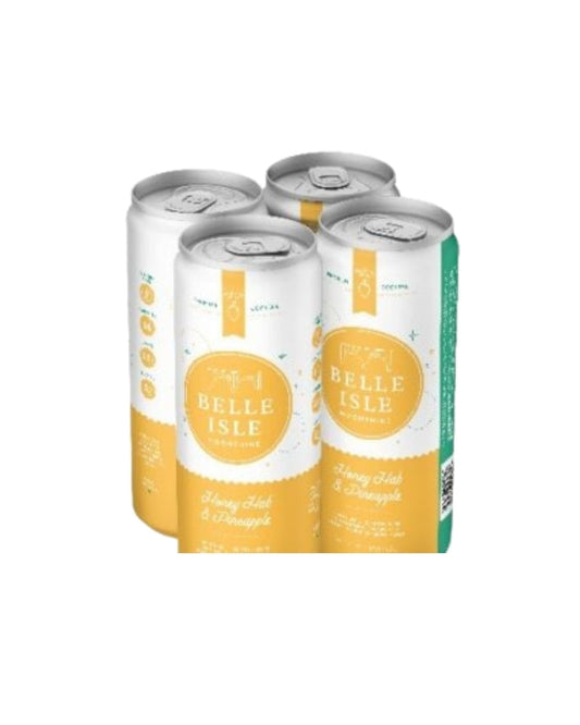 Belle Isle Craft Spirits Belle Isle Honey Habanero & Pineapple 355 mL 4-Pack