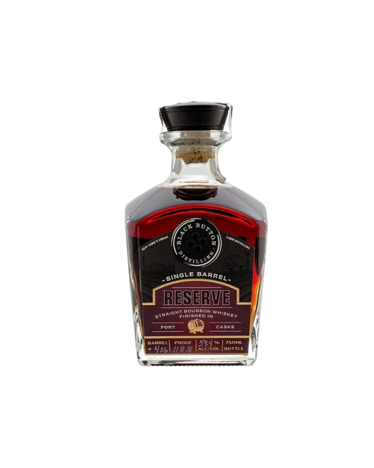 Black Button Distilling Single Barrel Straight Bourbon Finished in Port Casks