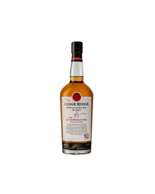 Cedar Ridge Single Malt Whiskey