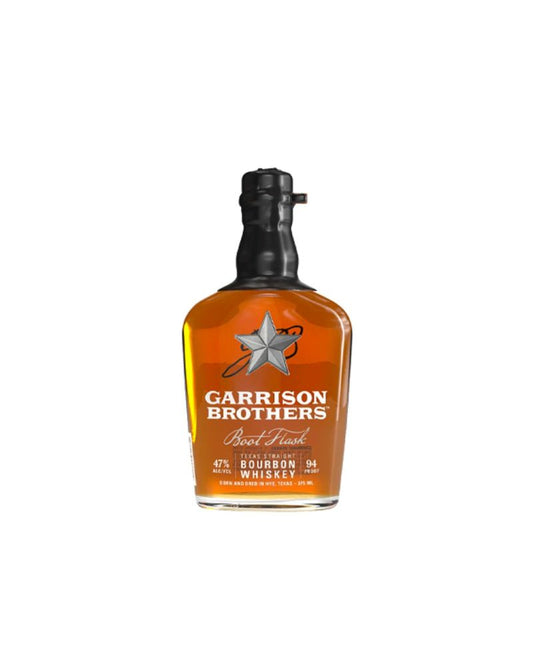 Garrison Brothers Texas Straight Bourbon Whiskey Boot Flask 375mL