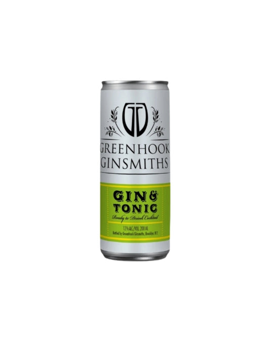 Greenhook Ginsmiths Gin & Tonic 200mL Can