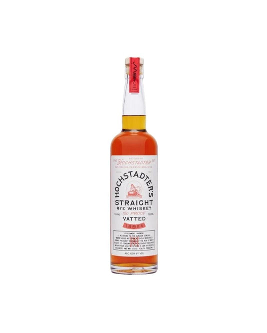 Hochstadter's Vatted Straight Rye Whiskey 100 Proof 750mL