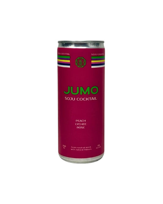Jumo Soju Cocktail Peach Lychee Rose Can