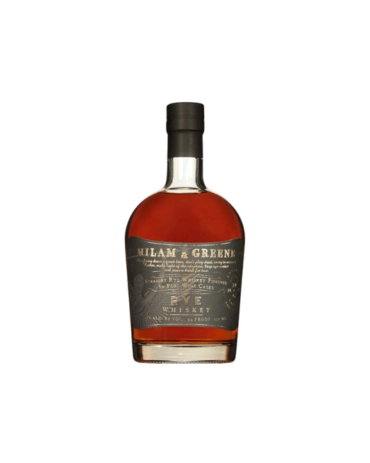Milam & Greene Port Wine Cask Finish Straight Rye Whiskey