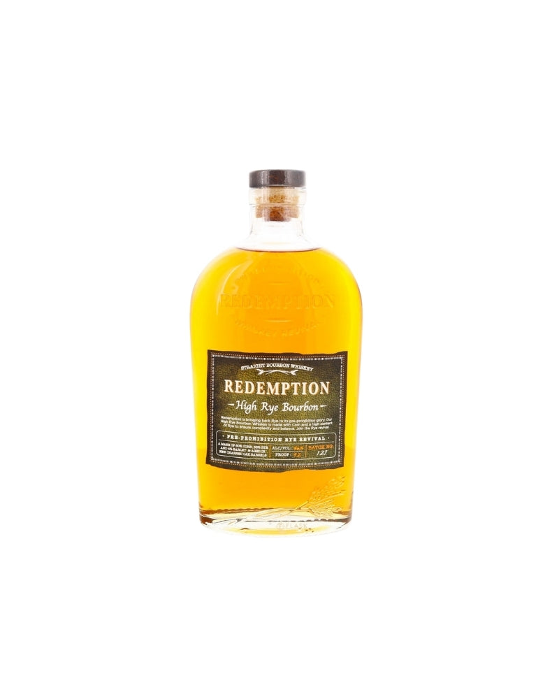 Redemption High Rye Bourbon 92 Proof
