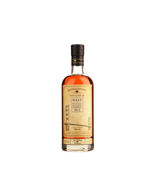 Sonoma County Distilling Co, West of Kentucky Wheated Bourbon #2