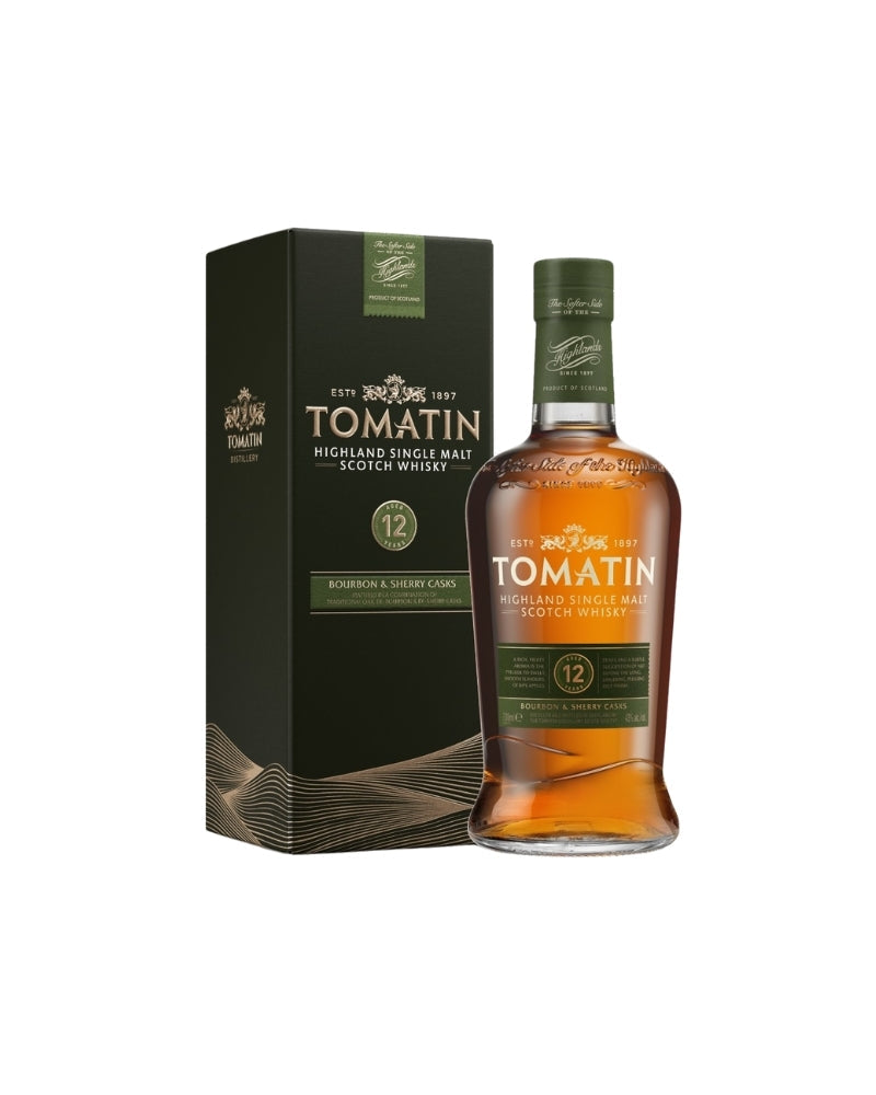 Tomatin 12 Year Old Single Malt Bourbon & Sherry Cask Scotch Whisky
