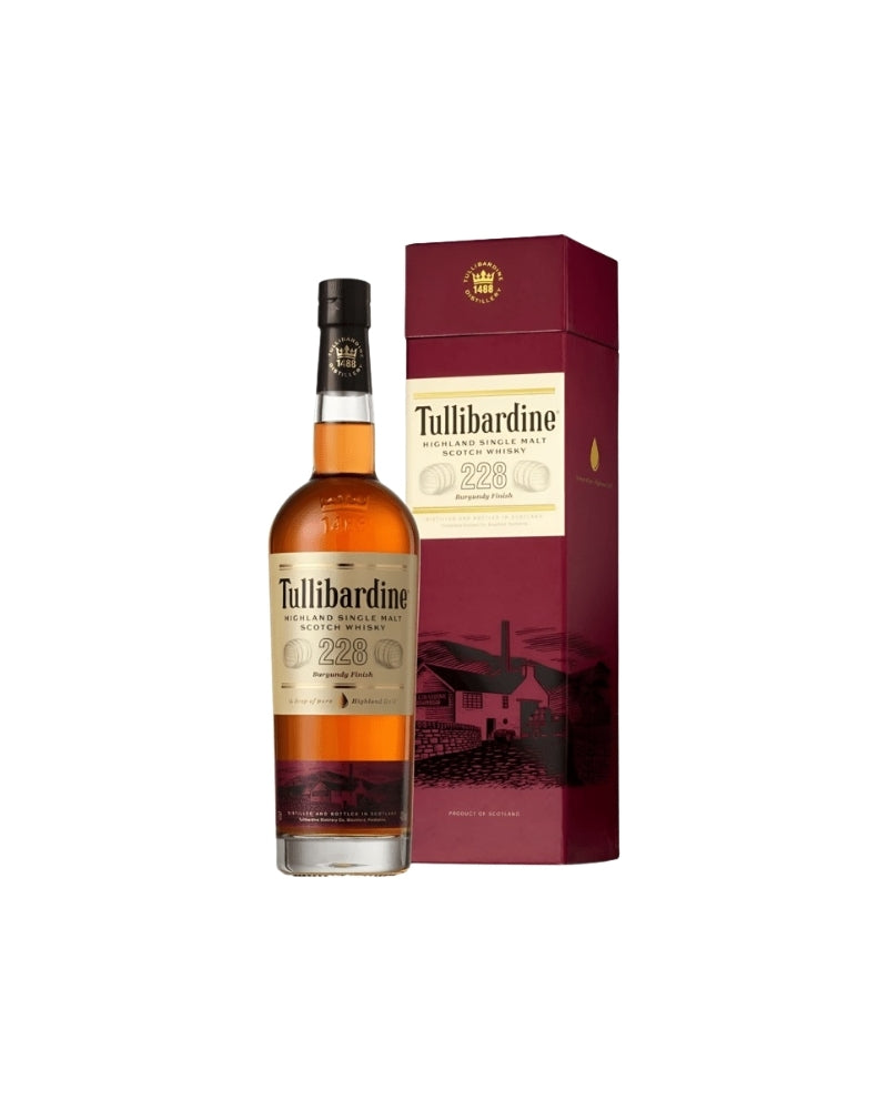 Tullibardine 228 Burgundy Finish Single Malt Scotch Whiskey